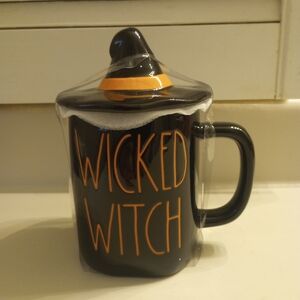 Rae Dunn Wicked Witch oversized mug with lid NWT